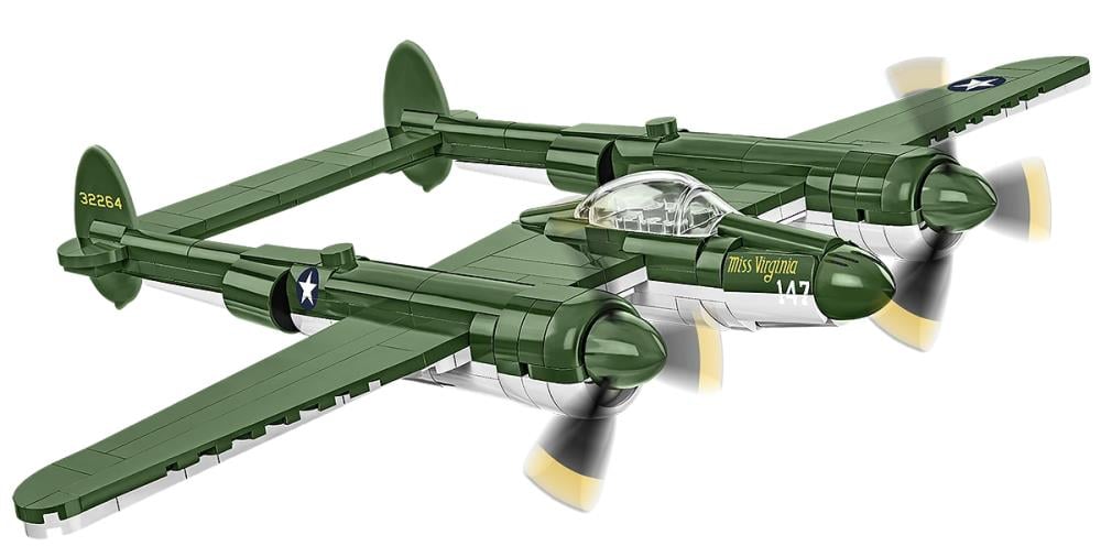LOCKHEED P-38L LIGHTNING プラモデル 1/48 Armed Forces Lockheed P-38 Lightning 1/48 Scale Building Block Set