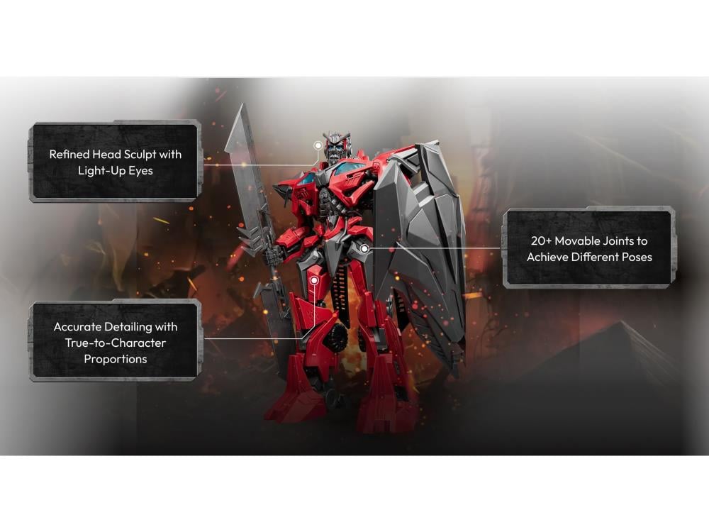 Transformers: Dark of the Moon Classic Class 24 Sentinel Prime Model Kit Gallery Image 14