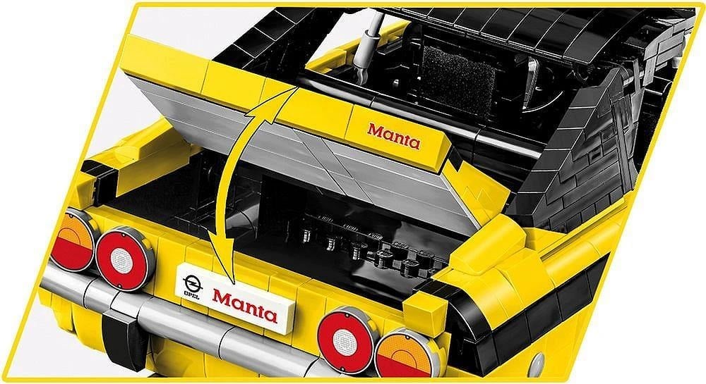 Opel Manta A 1970 1/12 Scale Building Block Set Gallery Image 8