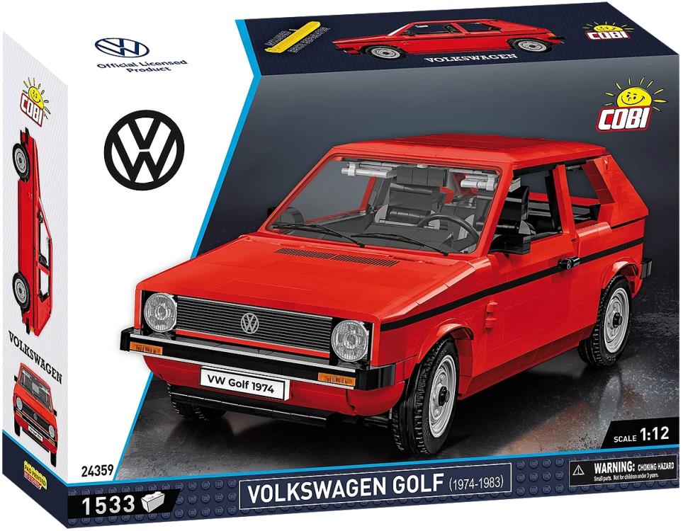 Volkswagen Golf (1974-1983) 1/12 Scale Building Block Set
