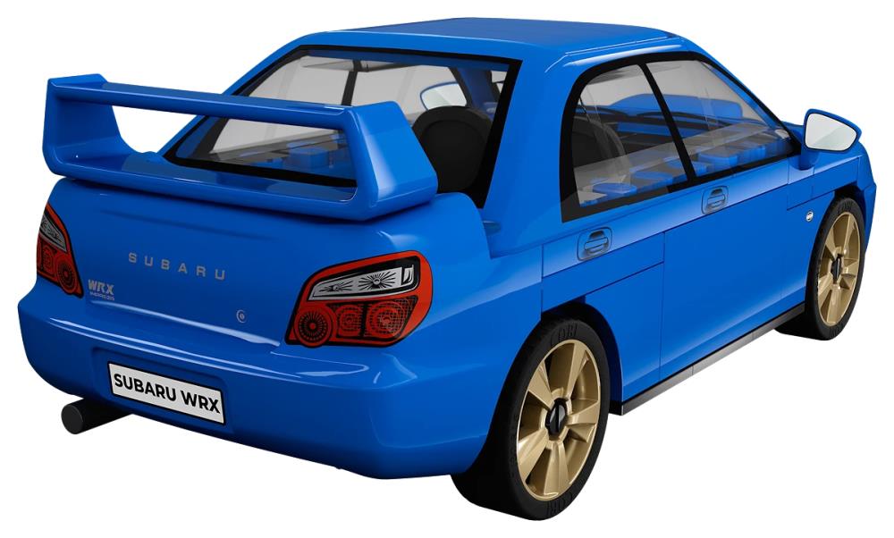 Subaru Impreza WRX 1/35 Scale Building Block Set