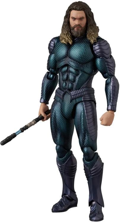 Aquaman and the Lost Kingdom MAFEX No.310 Aquaman (Stealth Suit Ver.) Action Figure Gallery Image 3