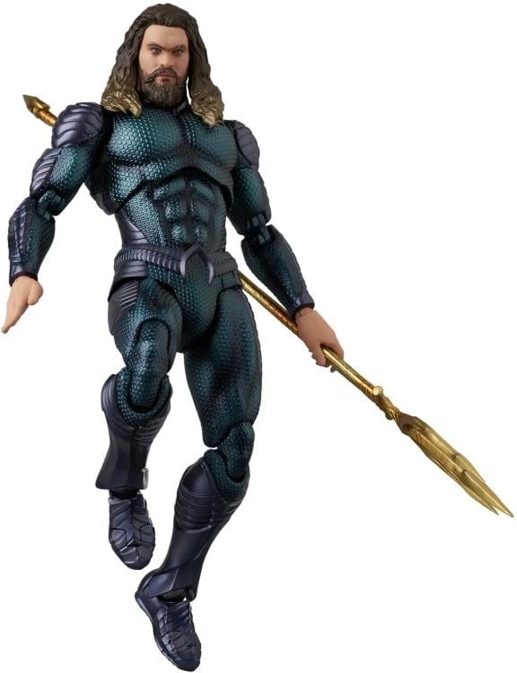 Aquaman and the Lost Kingdom MAFEX No.310 Aquaman (Stealth Suit Ver.) Action Figure Gallery Image 7