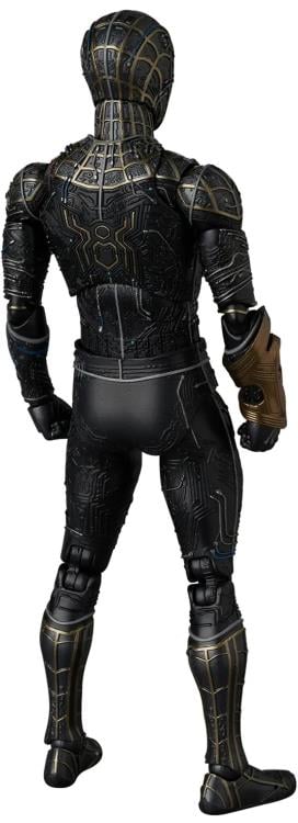 Spider-Man: No Way Home MAFEX No.308 Spider-Man (Black and Gold Suit Ver.) Action Figure Gallery Image 6