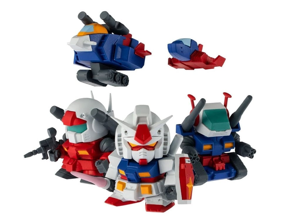 Mobile Suit Gundam Operation V SD Gundam Box of 12 Model Kits