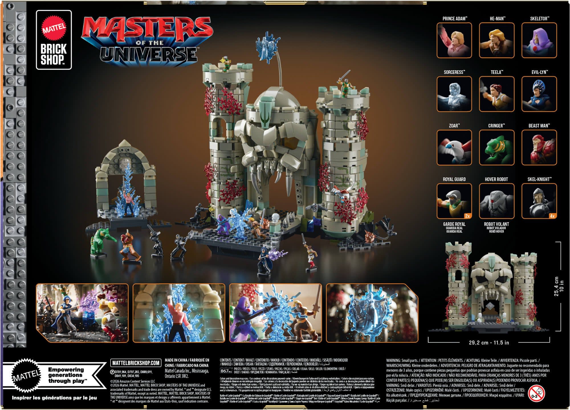 Masters of the Universe (2026) Brick Shop Castle Grayskull Building Set Gallery Image 12