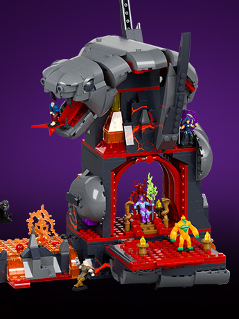 Masters of the Universe (2026) Brick Shop Snake Mountain Building Set