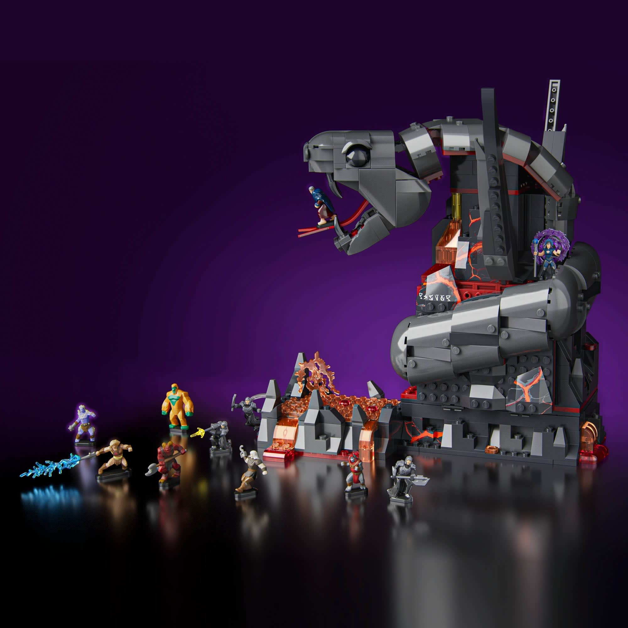 Masters of the Universe (2026) Brick Shop Snake Mountain Building Set Gallery Image 4