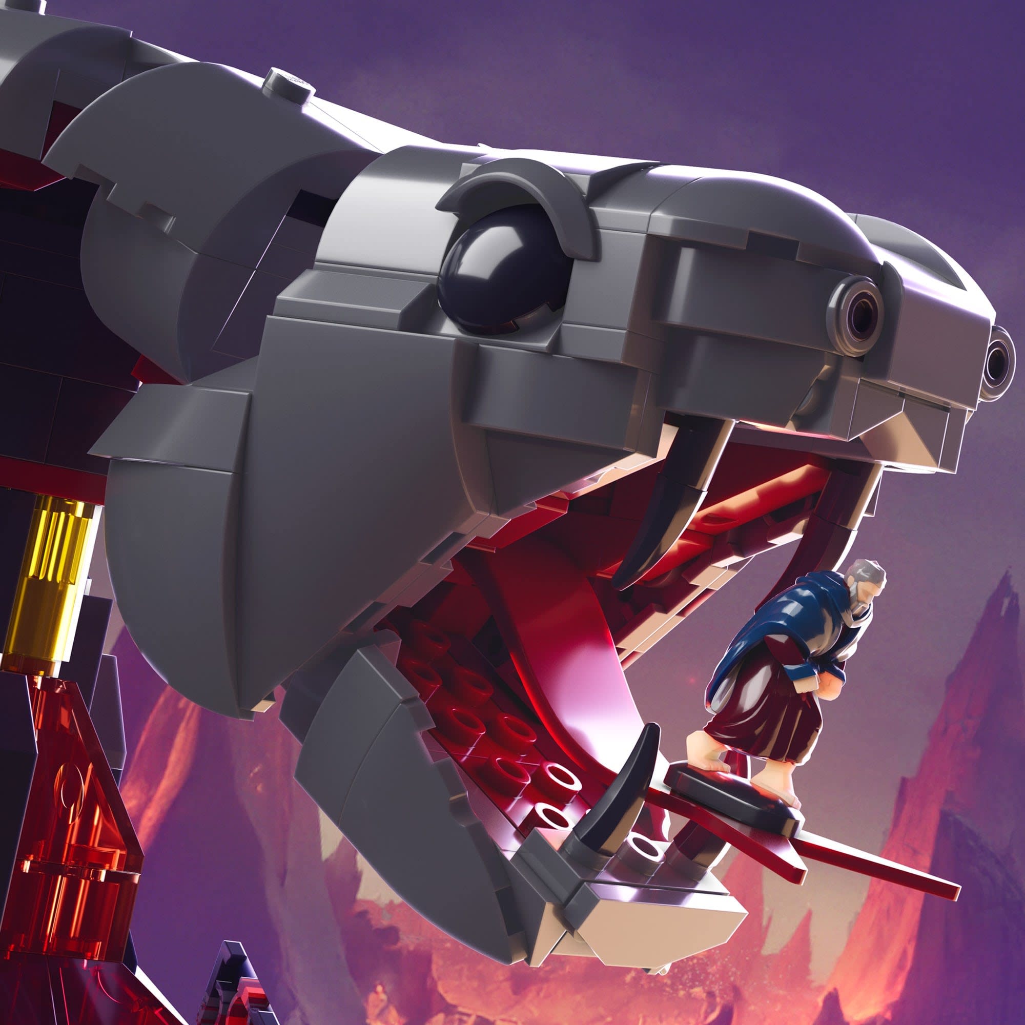 Masters of the Universe (2026) Brick Shop Snake Mountain Building Set Gallery Image 5