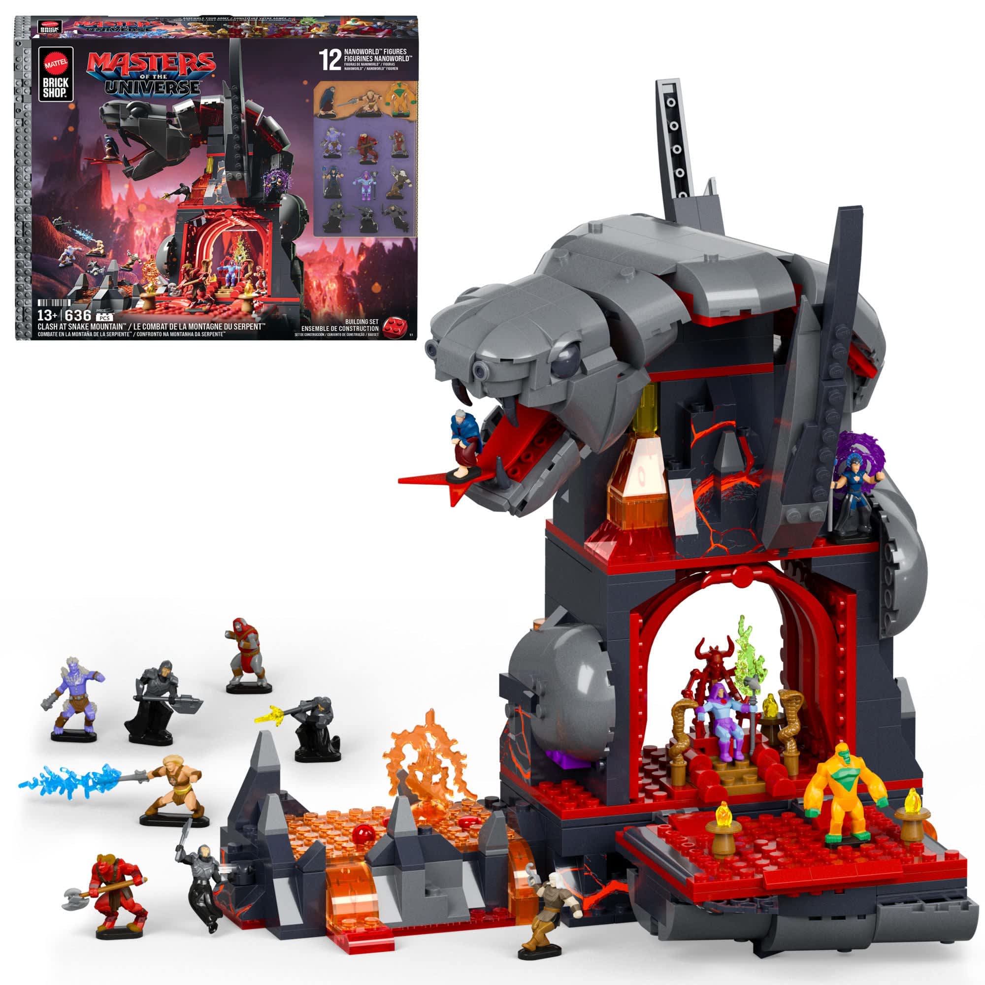 Masters of the Universe (2026) Brick Shop Snake Mountain Building Set