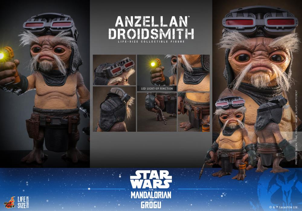 Star Wars: The Mandalorian and Grogu LMS017 Minch (Anzellan Droidsmith) Life-Size Collectible Figure Gallery Image 17