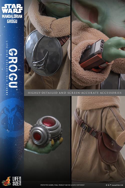 Star Wars: The Mandalorian and Grogu LMS016 Grogu Life-Size Collectible Figure Gallery Image 23