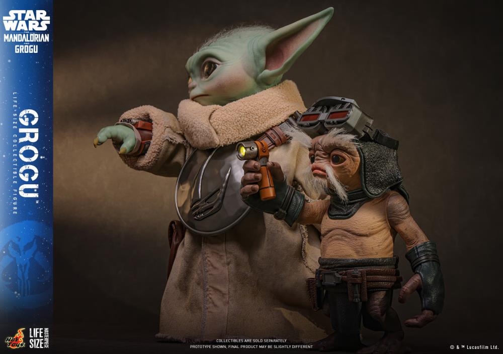Star Wars: The Mandalorian and Grogu LMS016 Grogu Life-Size Collectible Figure Gallery Image 17