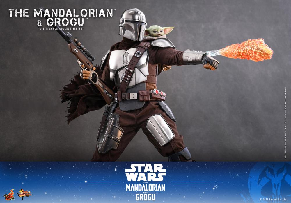 Star Wars: The Mandalorian and Grogu MMS871 The Mandalorian and Grogu (Collector Ver.) 1/6th Scale Collectible Figure Set Gallery Image 17