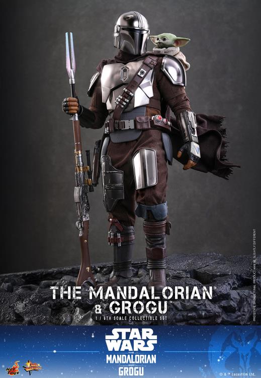 Star Wars: The Mandalorian and Grogu MMS871 The Mandalorian and Grogu (Collector Ver.) 1/6th Scale Collectible Figure Set Gallery Image 8