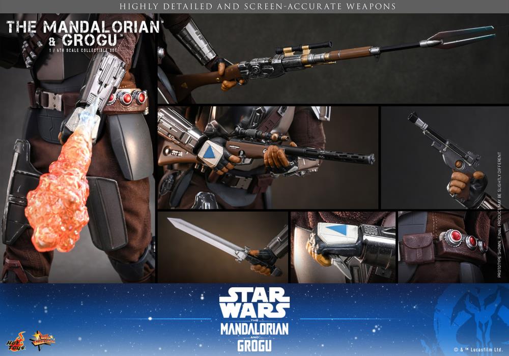 Star Wars: The Mandalorian and Grogu MMS871 The Mandalorian and Grogu (Collector Ver.) 1/6th Scale Collectible Figure Set Gallery Image 22
