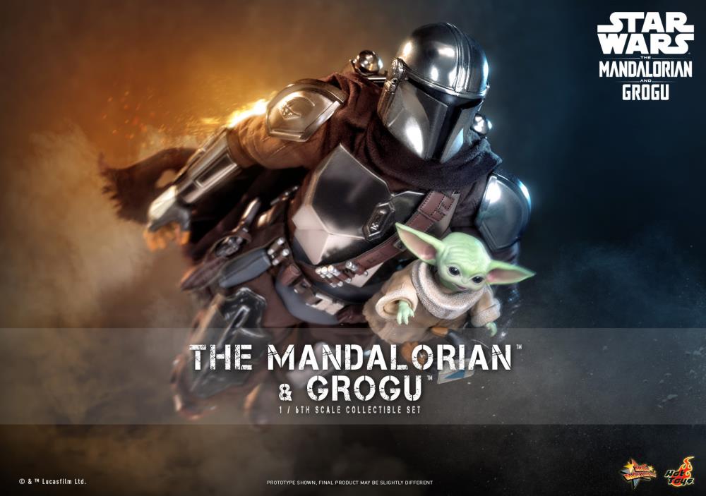 Star Wars: The Mandalorian and Grogu MMS871 The Mandalorian and Grogu (Collector Ver.) 1/6th Scale Collectible Figure Set Gallery Image 3