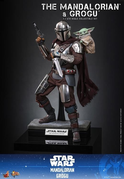 Star Wars: The Mandalorian and Grogu MMS871 The Mandalorian and Grogu (Collector Ver.) 1/6th Scale Collectible Figure Set Gallery Image 4