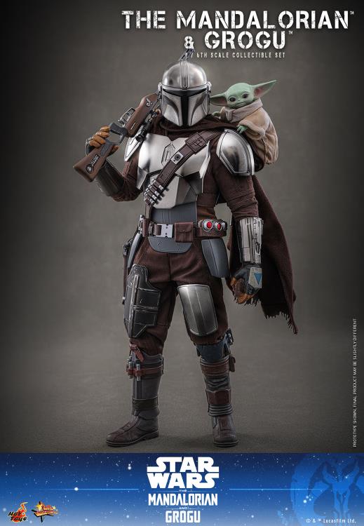 Star Wars: The Mandalorian and Grogu MMS871 The Mandalorian and Grogu (Collector Ver.) 1/6th Scale Collectible Figure Set Gallery Image 7
