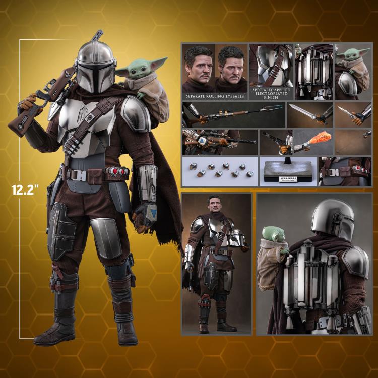 Star Wars: The Mandalorian and Grogu MMS871 The Mandalorian and Grogu (Collector Ver.) 1/6th Scale Collectible Figure Set Gallery Image 23