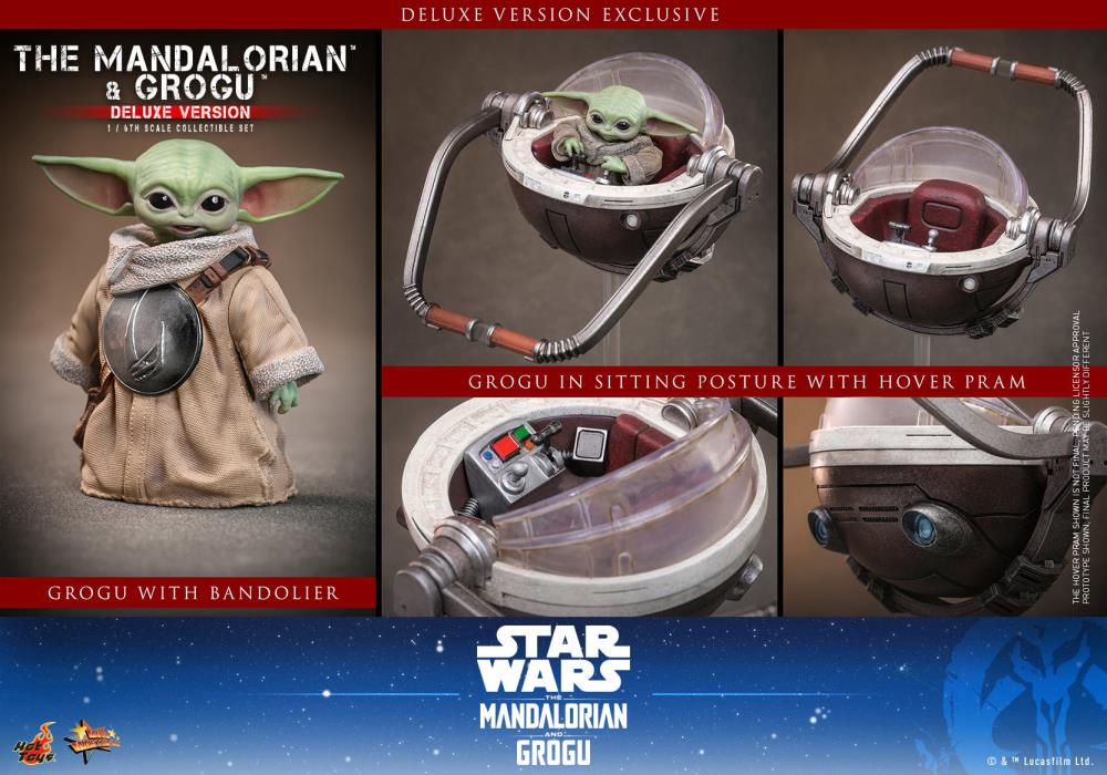 Star Wars: The Mandalorian and Grogu MMS872 The Mandalorian and Grogu (Deluxe Ver.) 1/6th Scale Collectible Figure Set Gallery Image 27