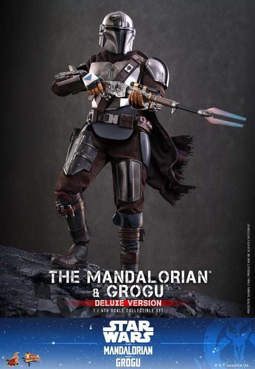 Star Wars: The Mandalorian and Grogu MMS872 The Mandalorian and Grogu (Deluxe Ver.) 1/6th Scale Collectible Figure Set Gallery Image 18