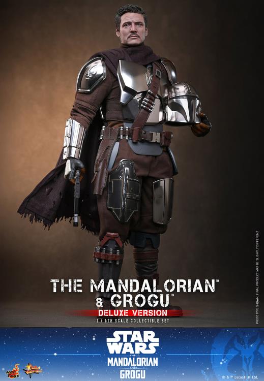 Star Wars: The Mandalorian and Grogu MMS872 The Mandalorian and Grogu (Deluxe Ver.) 1/6th Scale Collectible Figure Set Gallery Image 19