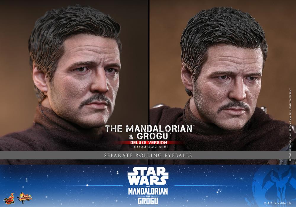 Star Wars: The Mandalorian and Grogu MMS872 The Mandalorian and Grogu (Deluxe Ver.) 1/6th Scale Collectible Figure Set Gallery Image 24