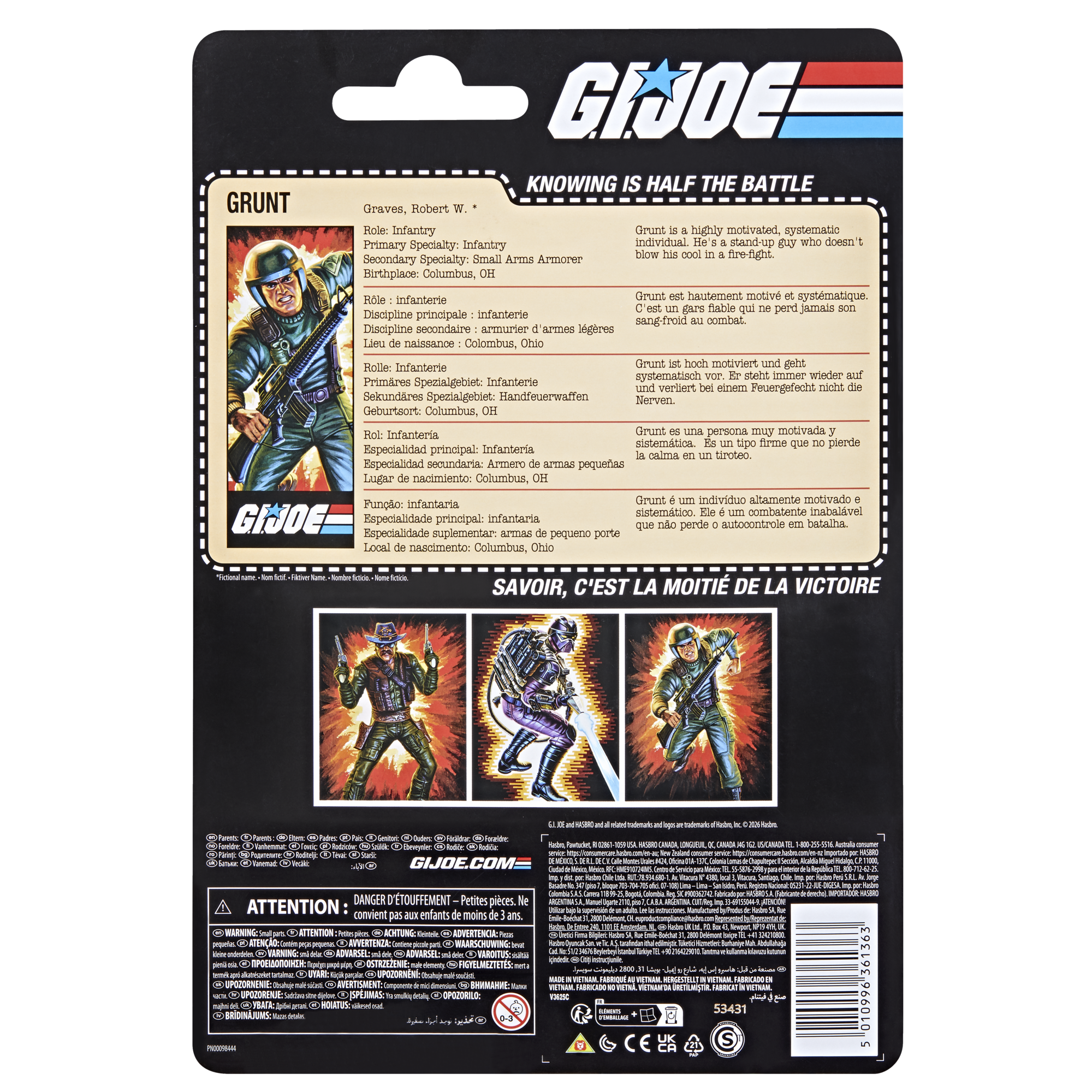 G.I. Joe Classified Series Retro Collection Robert "Grunt" Graves Action Figure Gallery Image 16