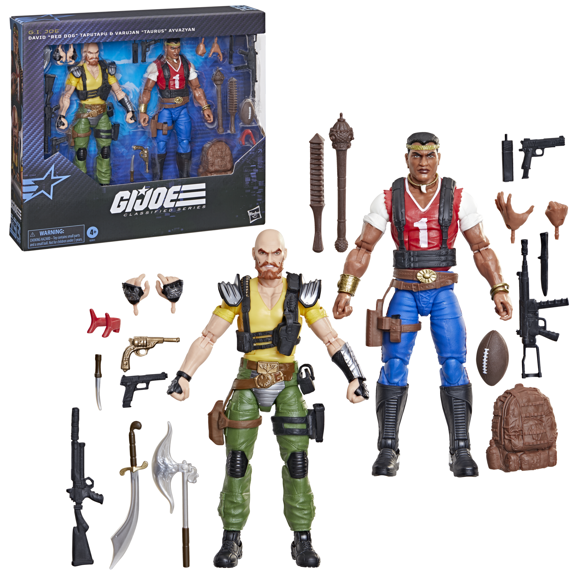 G.I. Joe Classified Series #193 David "Red Dog" Taputapu & Varujan "Taurus" Ayvazyan Action Figure Set Gallery Image 15
