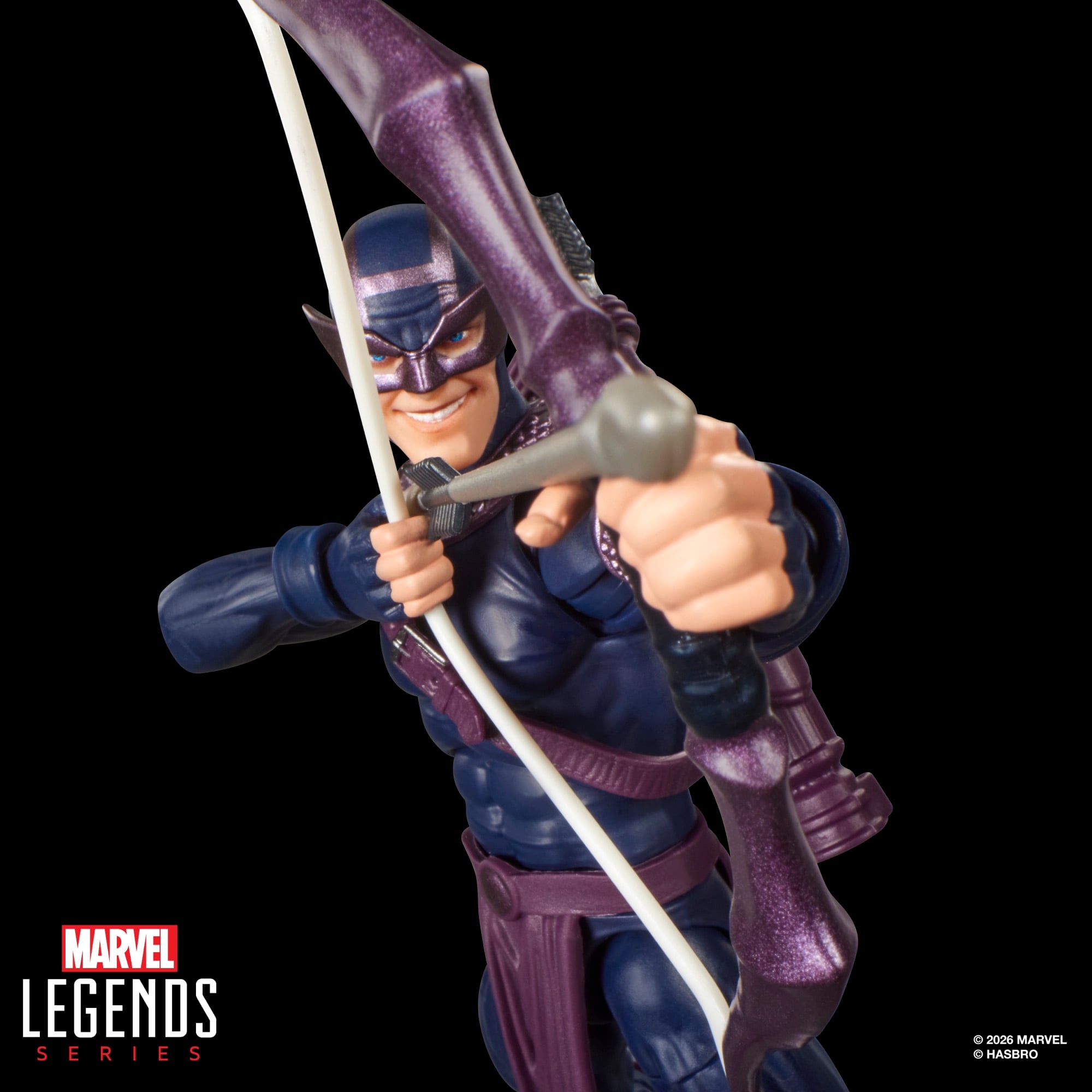 Dark Avengers Marvel Legends Dark Avengers Hawkeye Action Figure (Marvel's Box BAF) Gallery Image 8