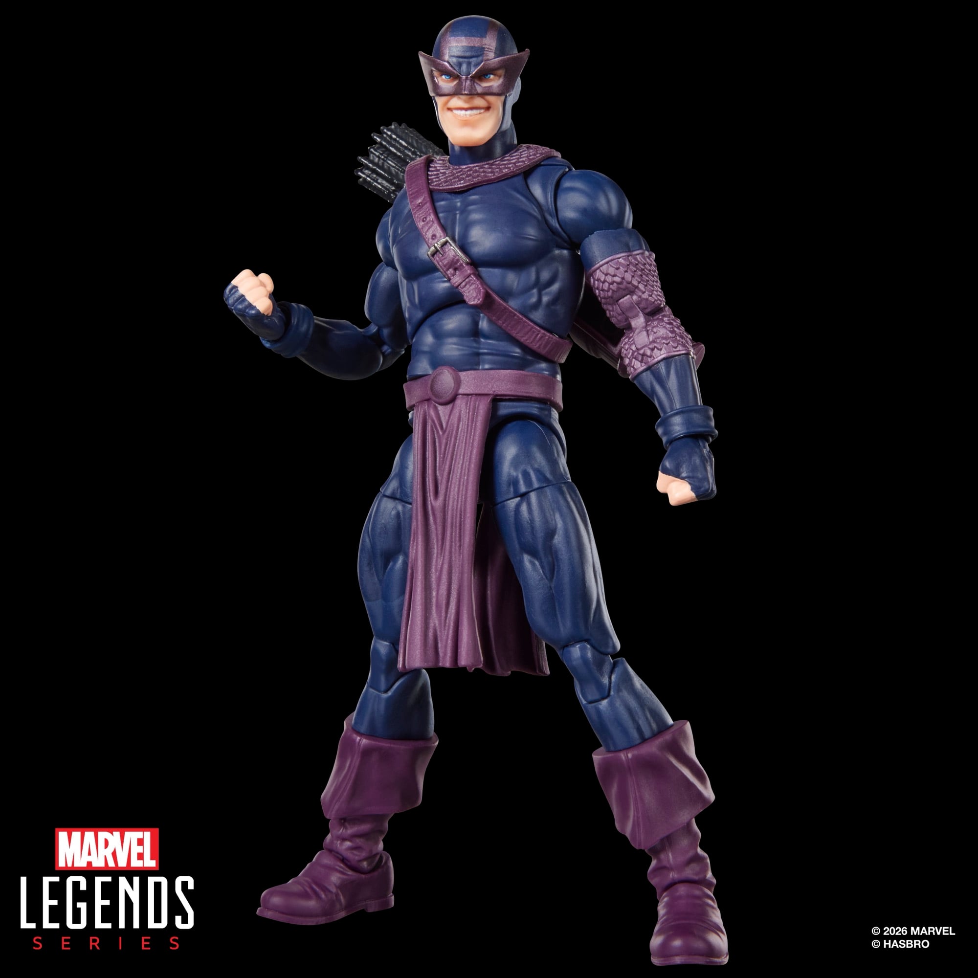 Dark Avengers Marvel Legends Dark Avengers Hawkeye Action Figure (Marvel's Box BAF) Gallery Image 4