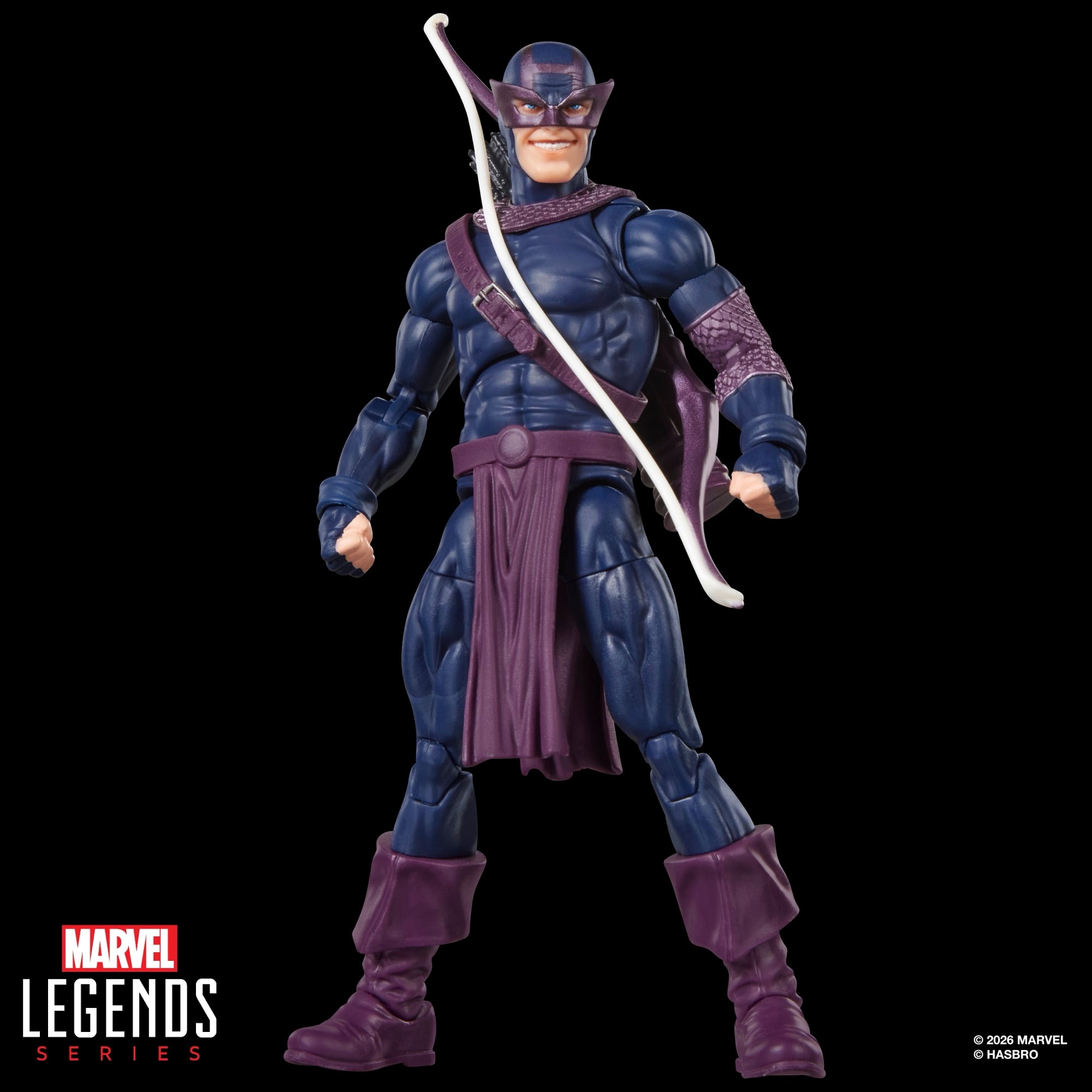 Dark Avengers Marvel Legends Dark Avengers Hawkeye Action Figure (Marvel's Box BAF) Gallery Image 3