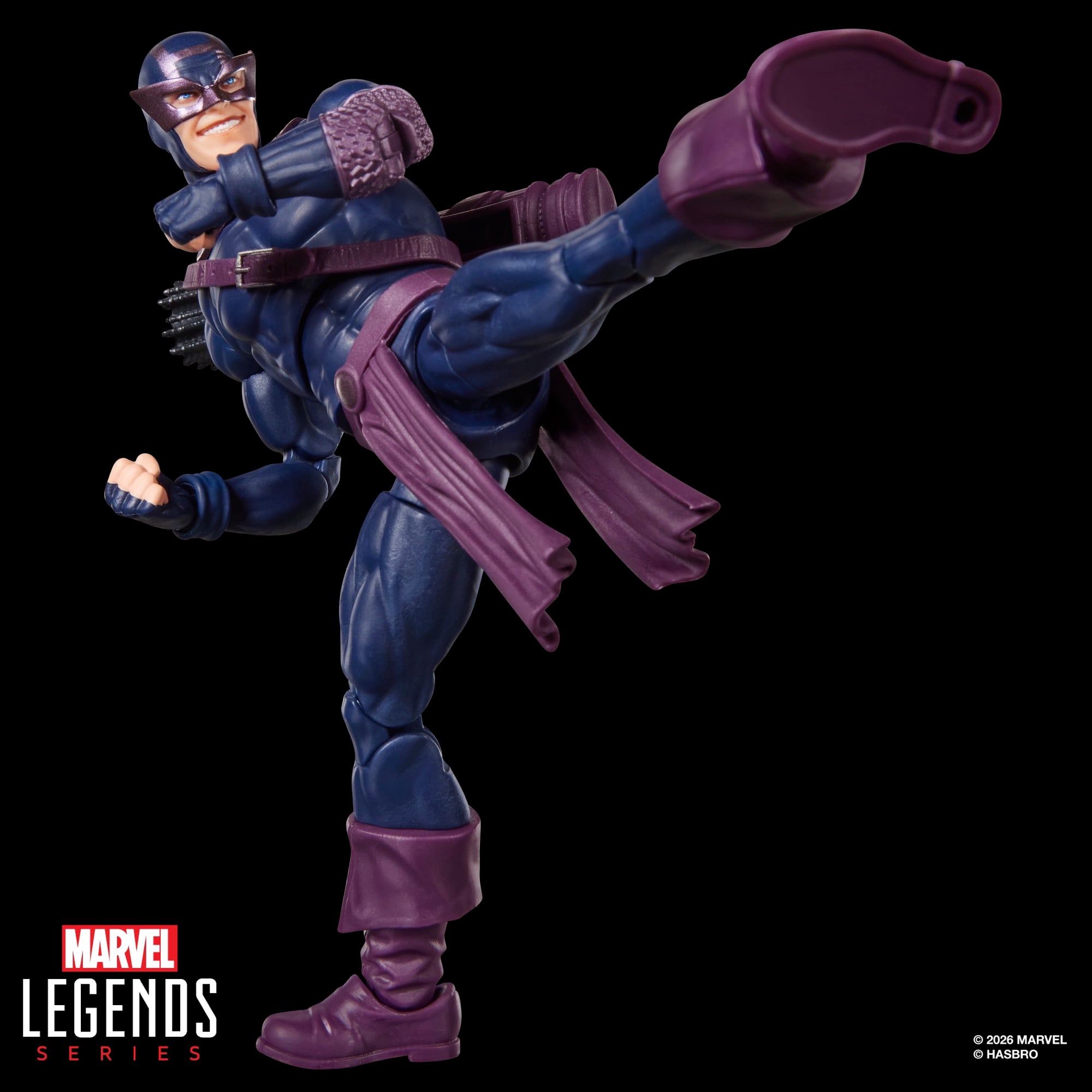 Dark Avengers Marvel Legends Dark Avengers Hawkeye Action Figure (Marvel's Box BAF) Gallery Image 7