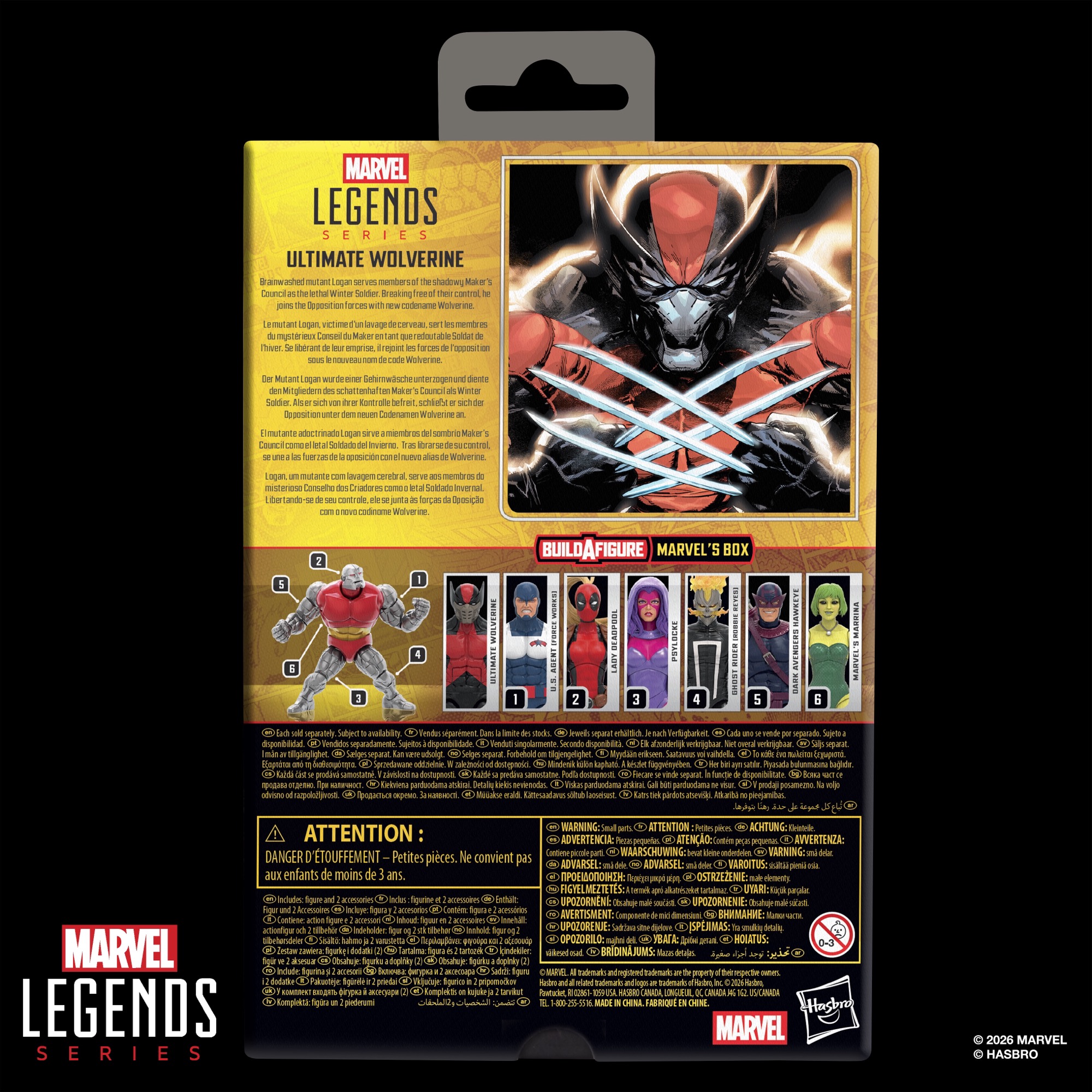 Ultimate Wolverine Marvel Legends Ultimate Wolverine Action Figure (Marvel's Box BAF) Gallery Image 12