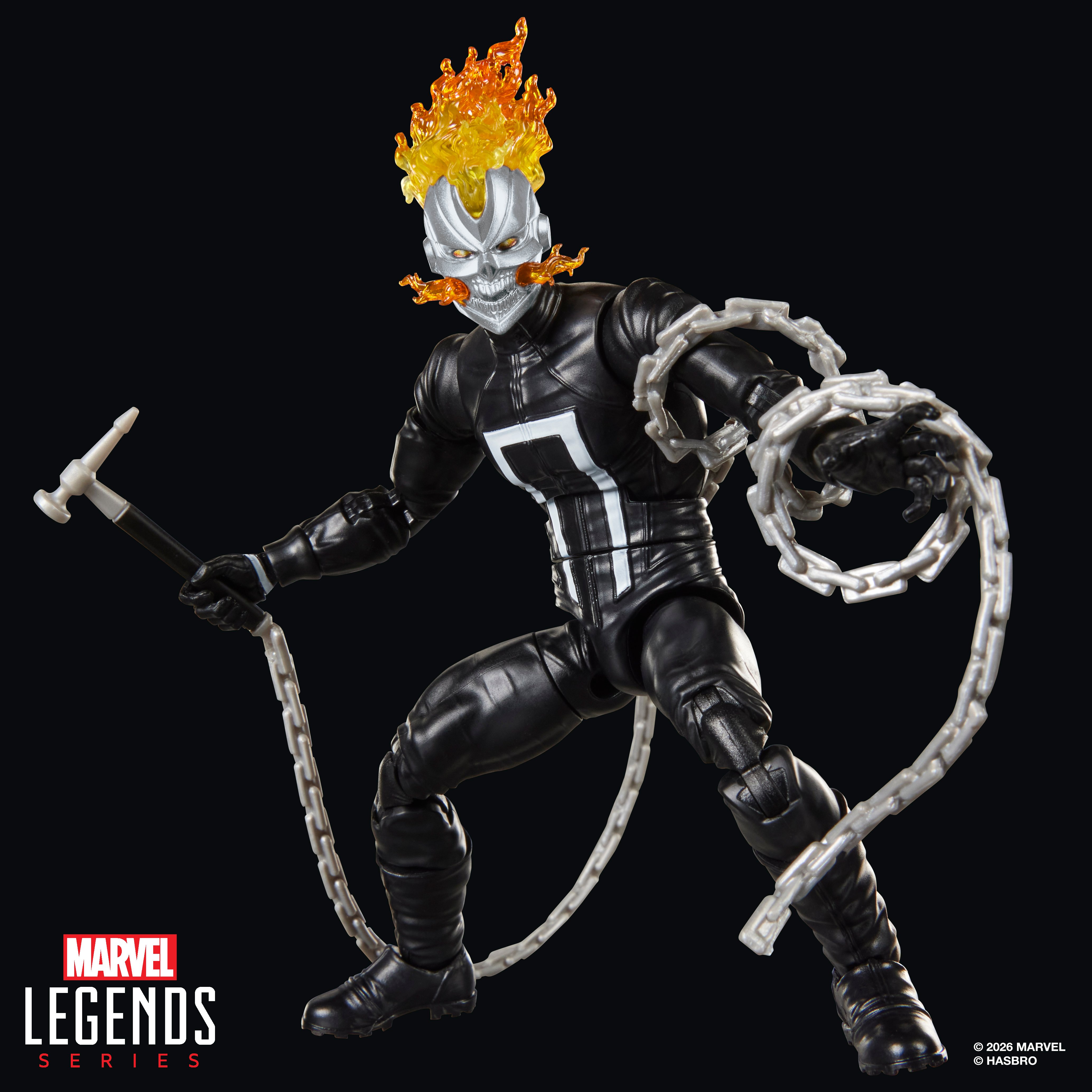 All-New Ghost Rider Marvel Legends Ghost Rider (Robbie Reyes) Action Figure (Marvel's Box BAF) Gallery Image 6