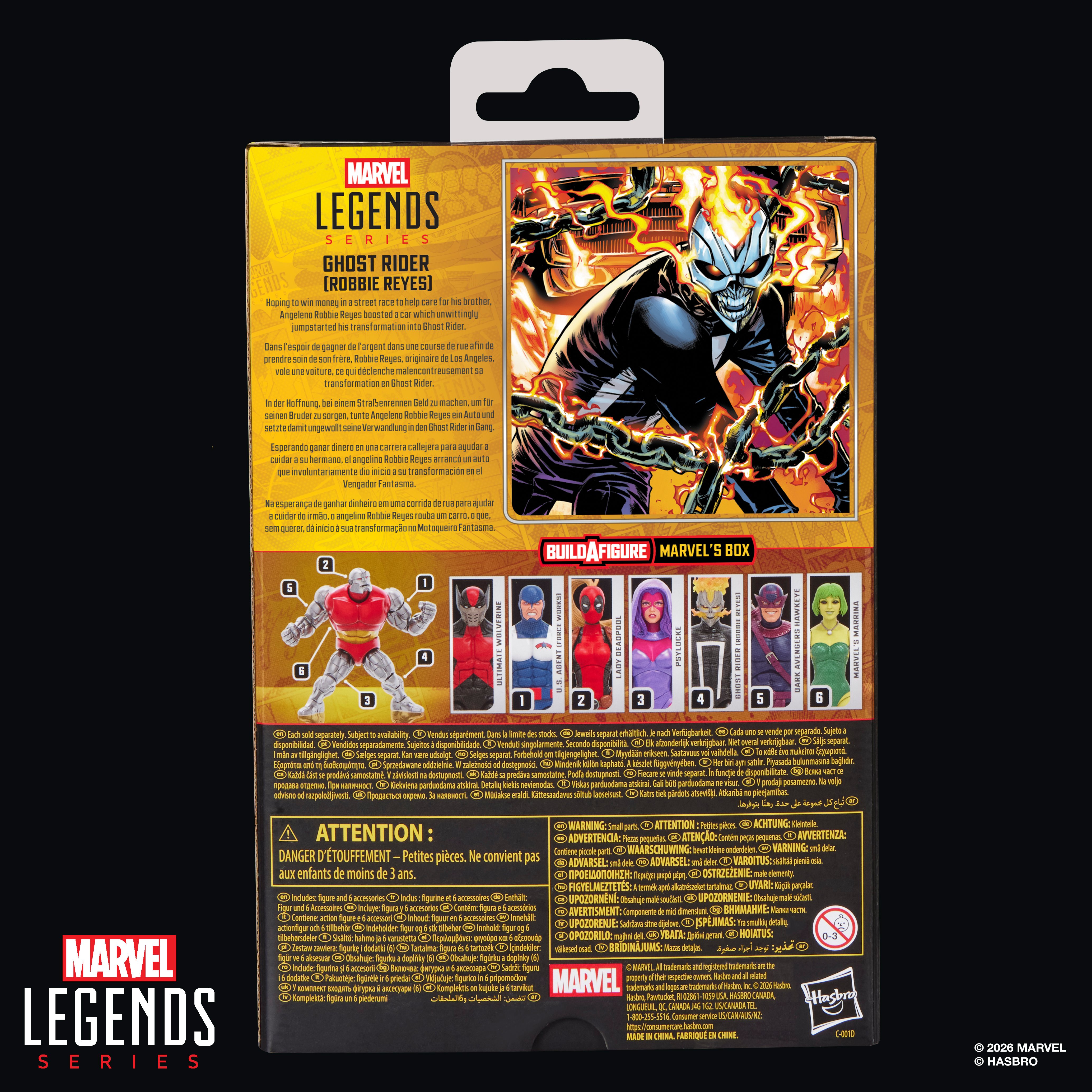 All-New Ghost Rider Marvel Legends Ghost Rider (Robbie Reyes) Action Figure (Marvel's Box BAF) Gallery Image 12