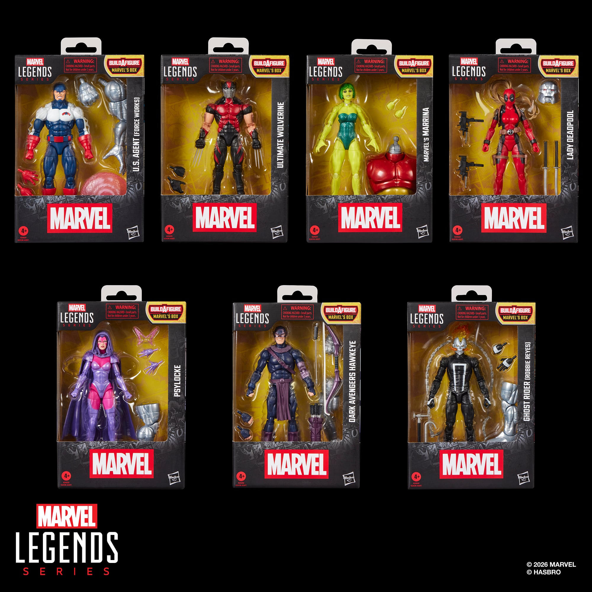 X-Men Marvel Legends Psylocke Action Figure (Marvel's Box BAF) Gallery Image 21
