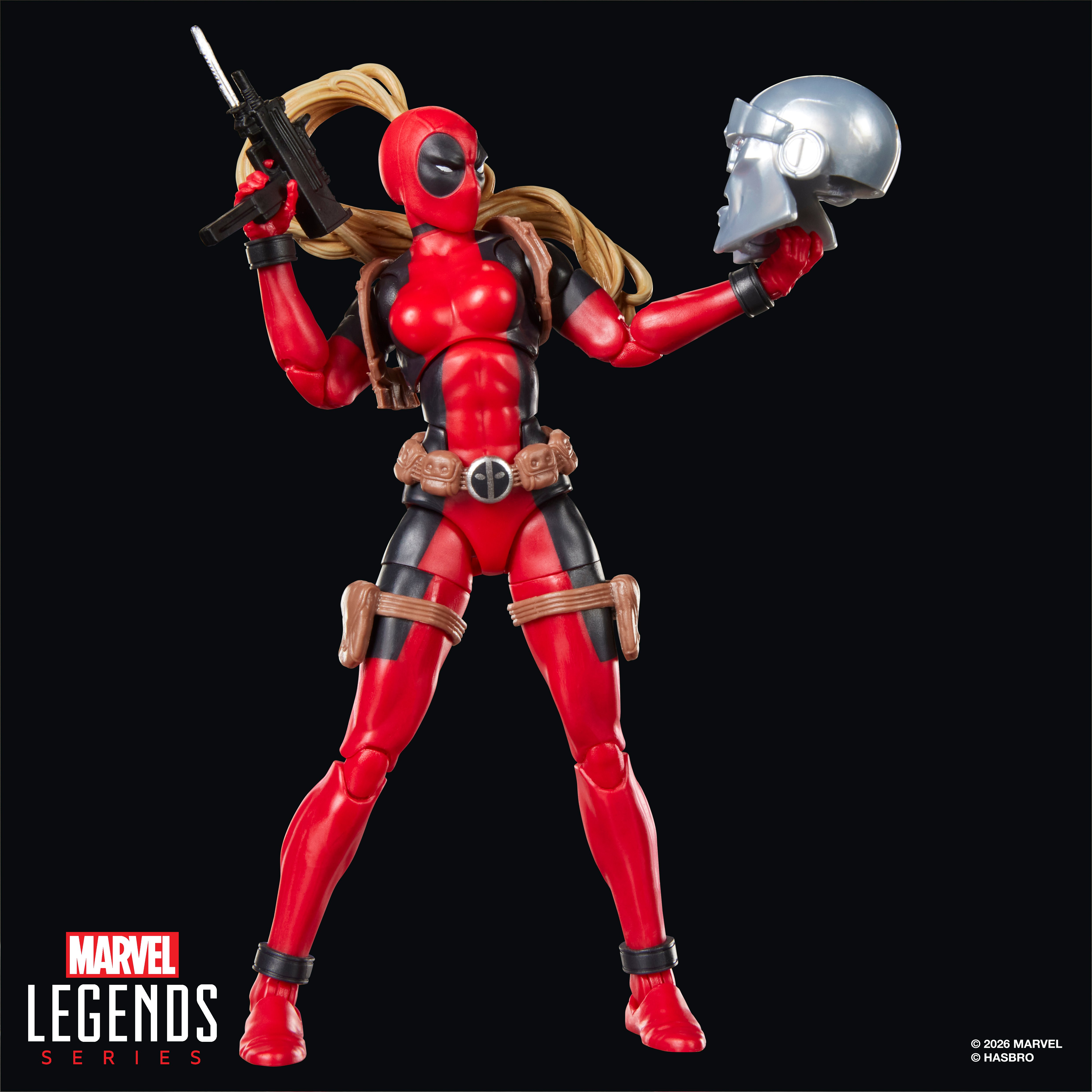 Deadpool Corps Marvel Legends Lady Deadpool Action Figure (Marvel's Box BAF) Gallery Image 9