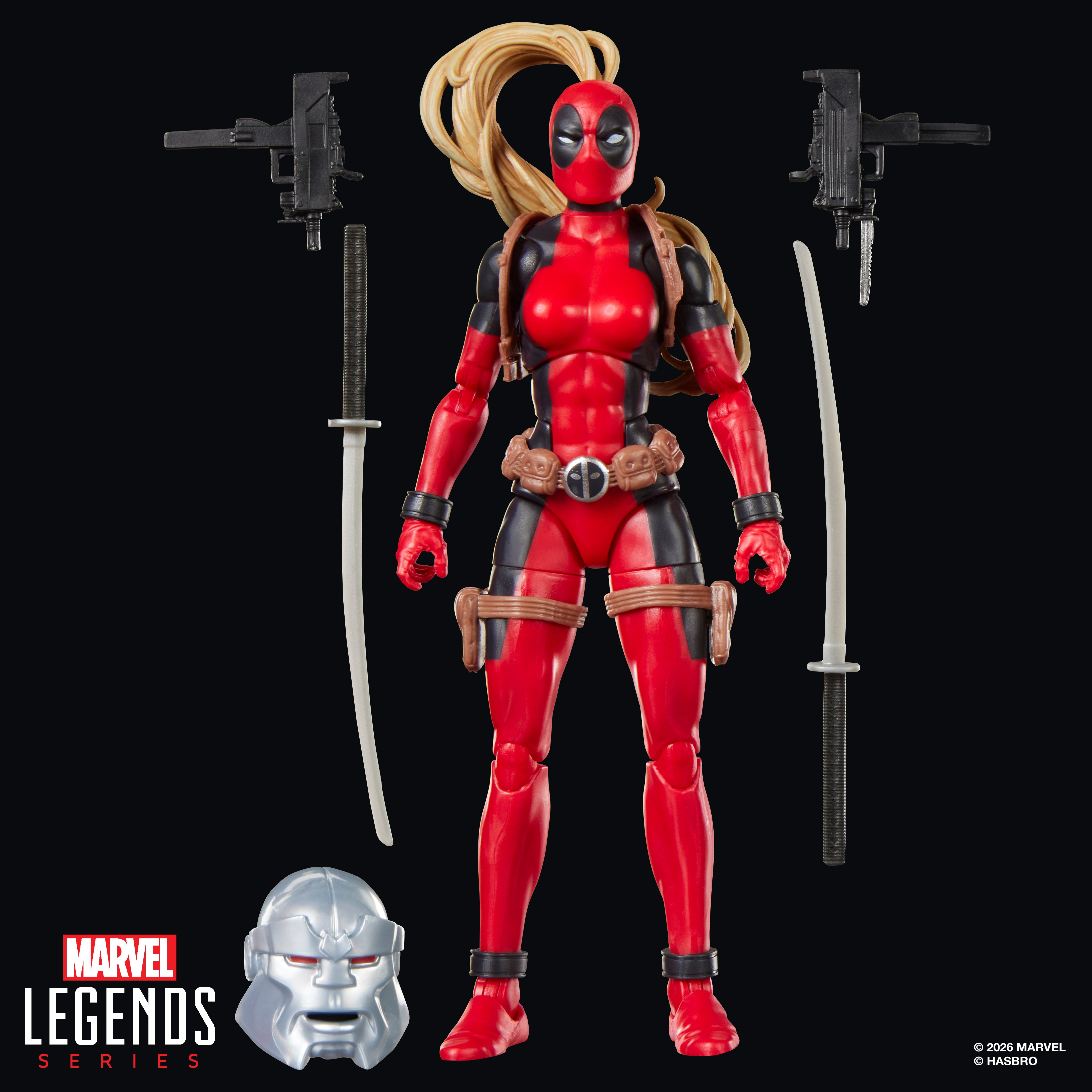 Deadpool Corps Marvel Legends Lady Deadpool Action Figure (Marvel's Box BAF) Gallery Image 10