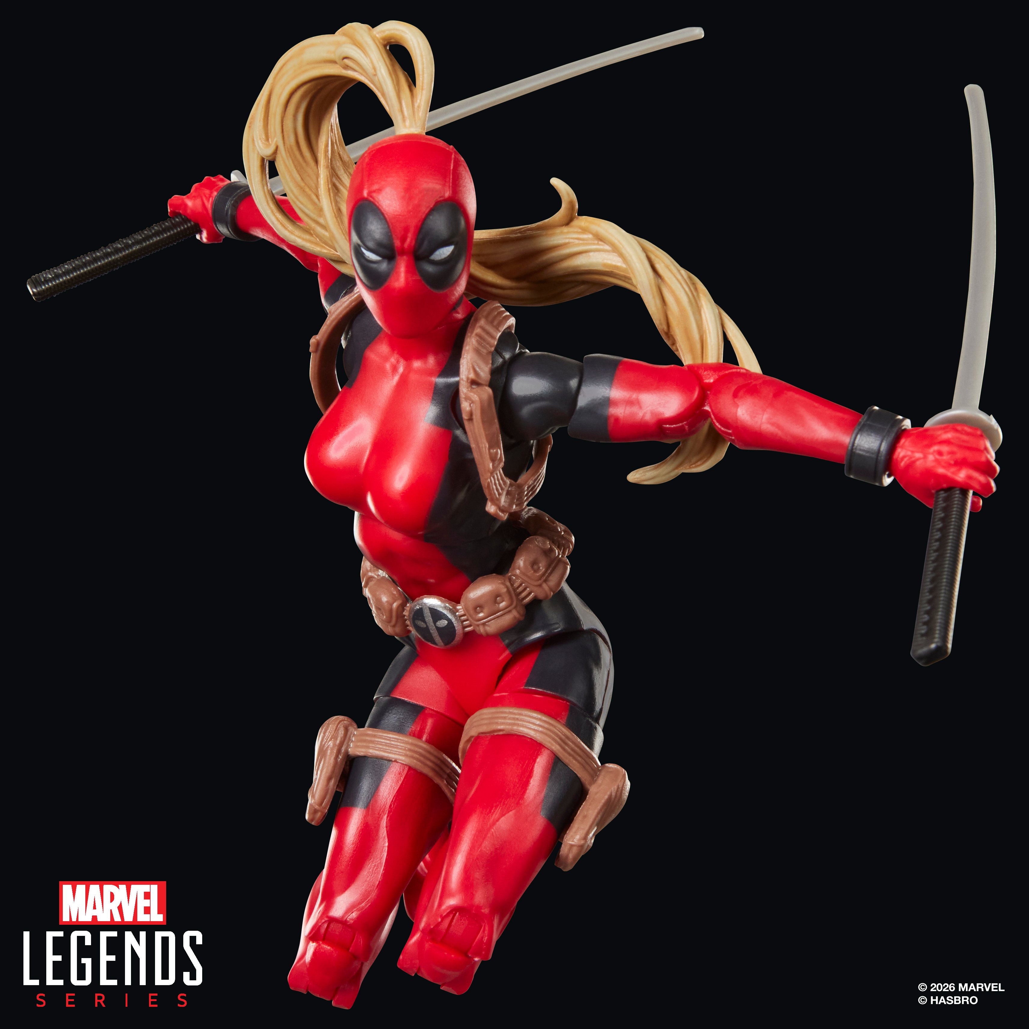 Deadpool Corps Marvel Legends Lady Deadpool Action Figure (Marvel's Box BAF) Gallery Image 8