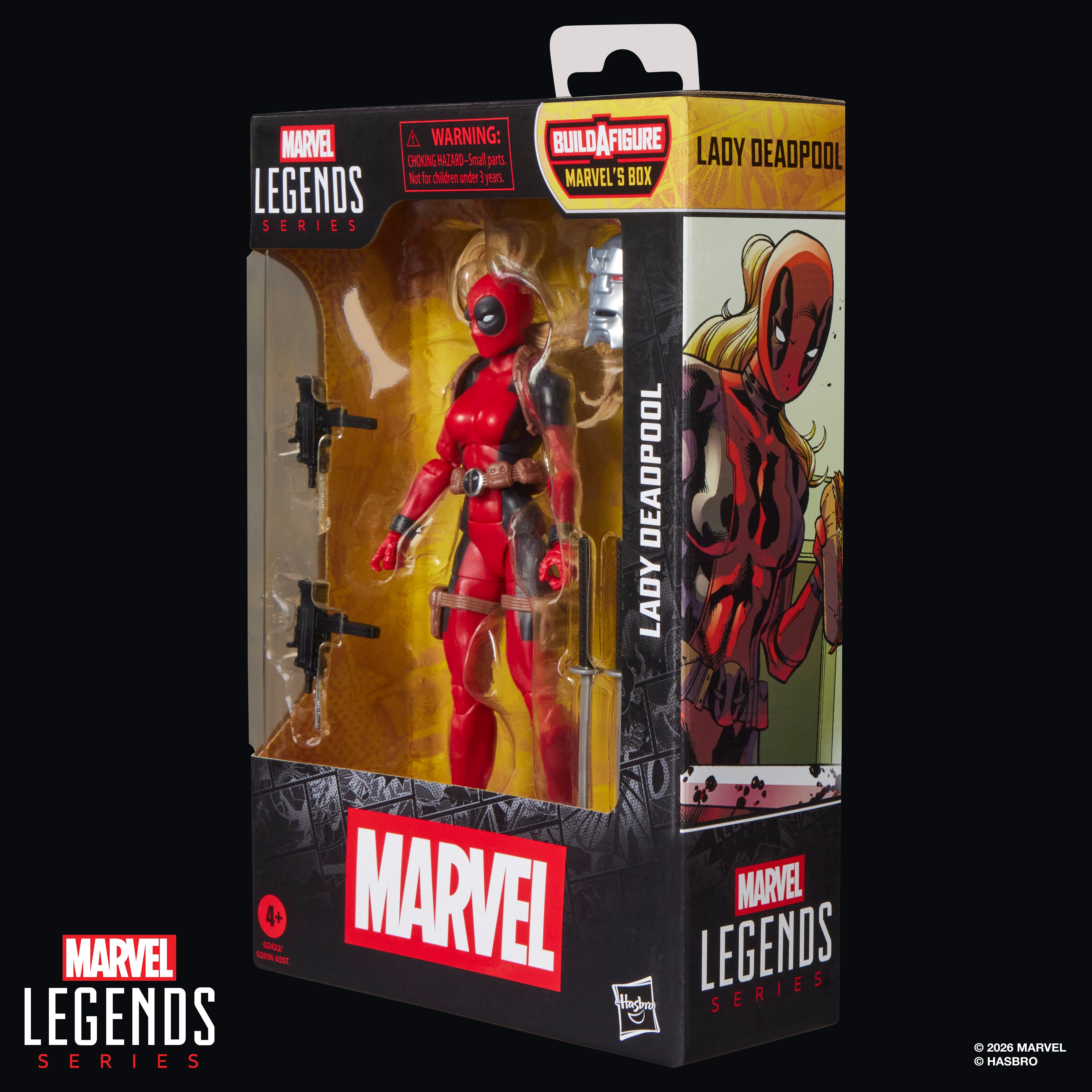 Deadpool Corps Marvel Legends Lady Deadpool Action Figure (Marvel's Box BAF) Gallery Image 13