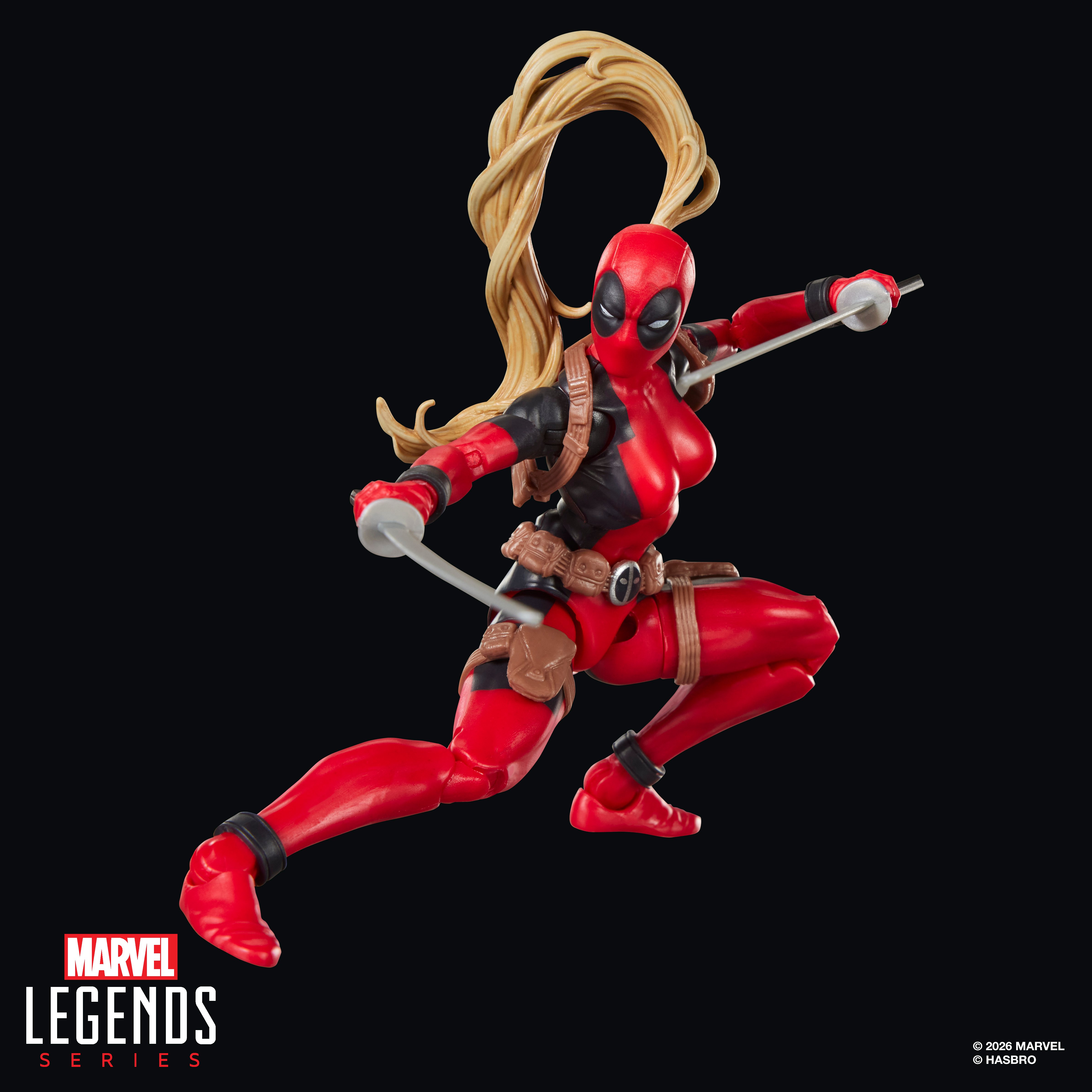 Deadpool Corps Marvel Legends Lady Deadpool Action Figure (Marvel's Box BAF) Gallery Image 7