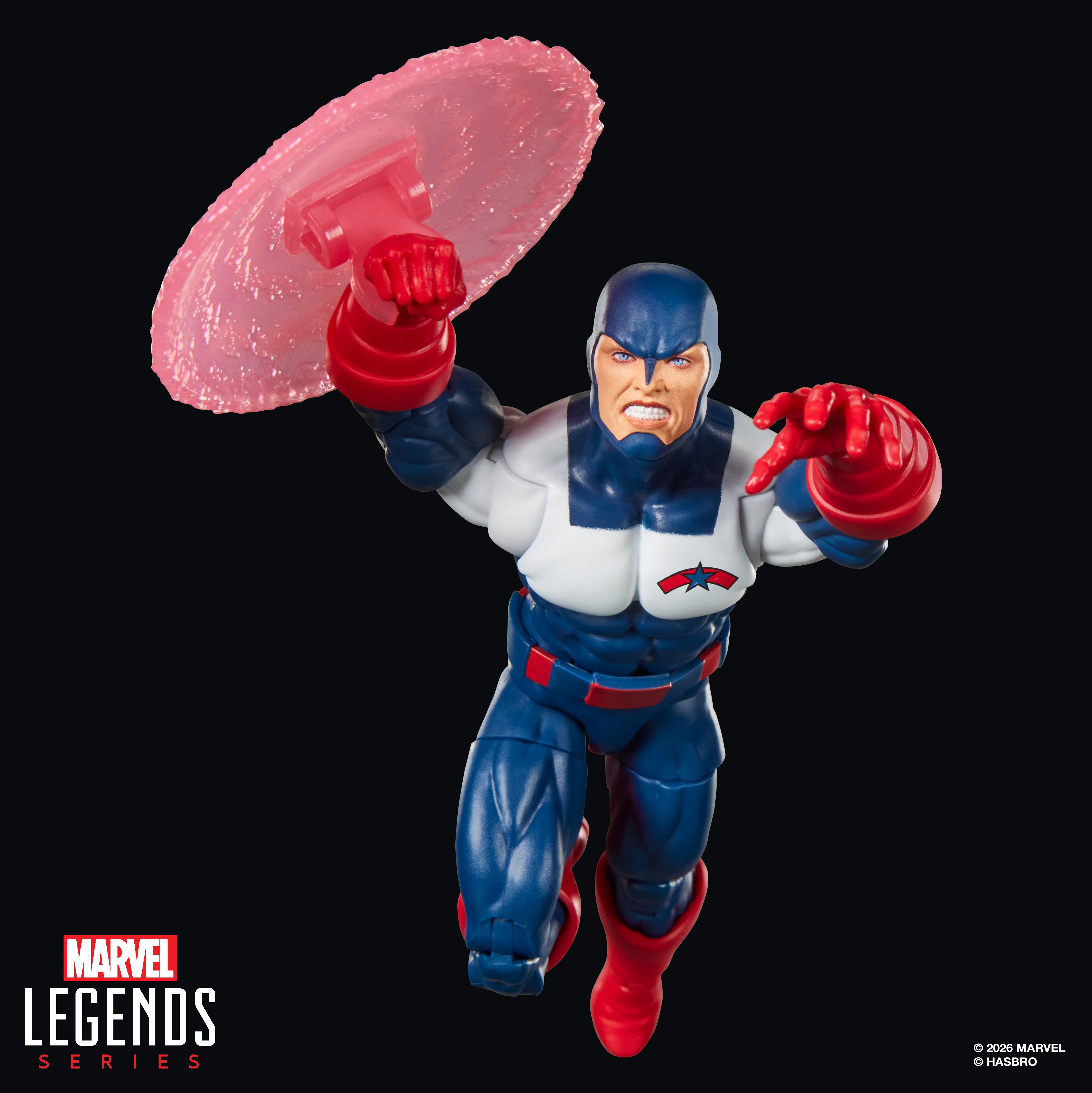 Marvel Legends U.S. Agent (Force Works) Action Figure (Marvel's Box BAF) Gallery Image 6