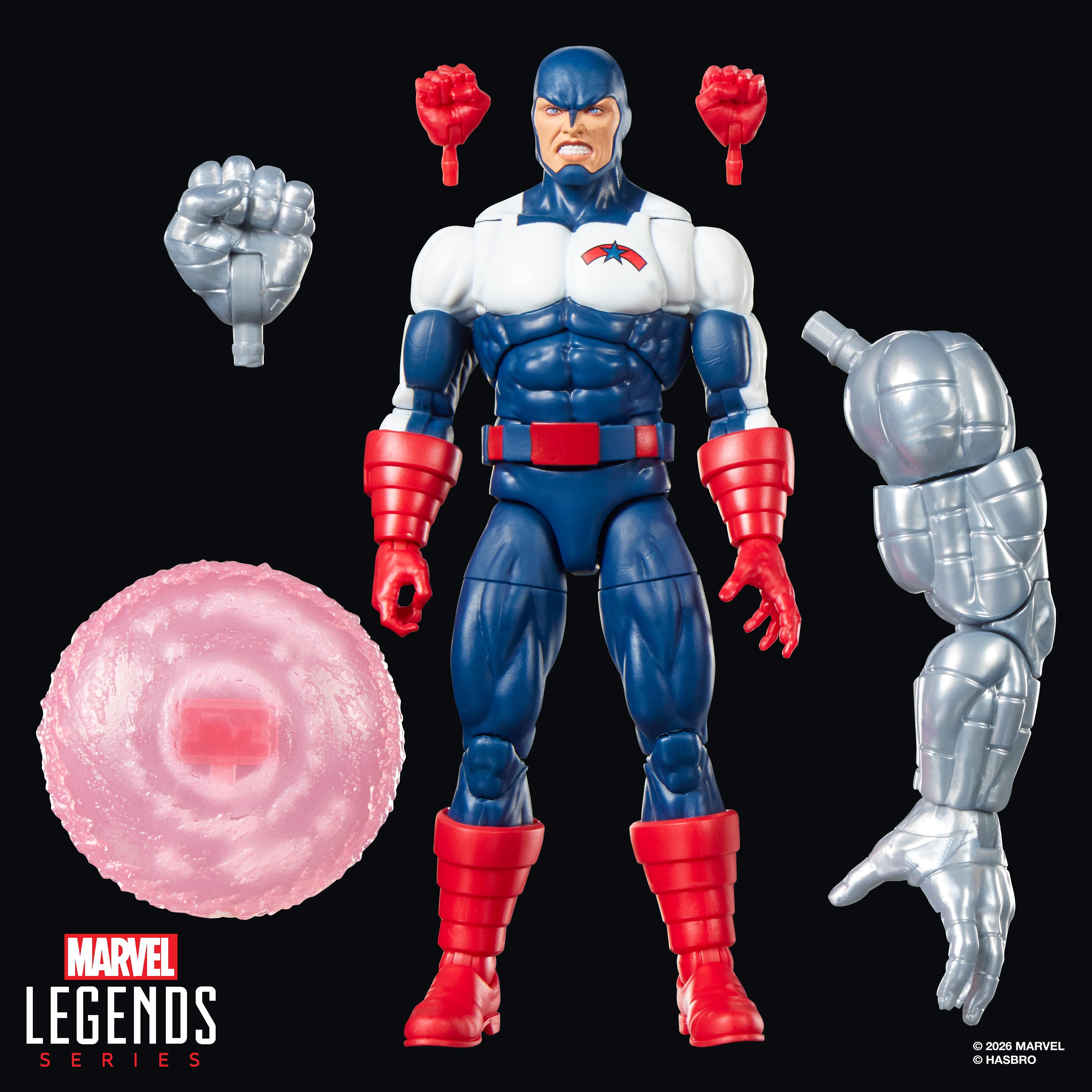 Marvel Legends U.S. Agent (Force Works) Action Figure (Marvel's Box BAF) Gallery Image 9