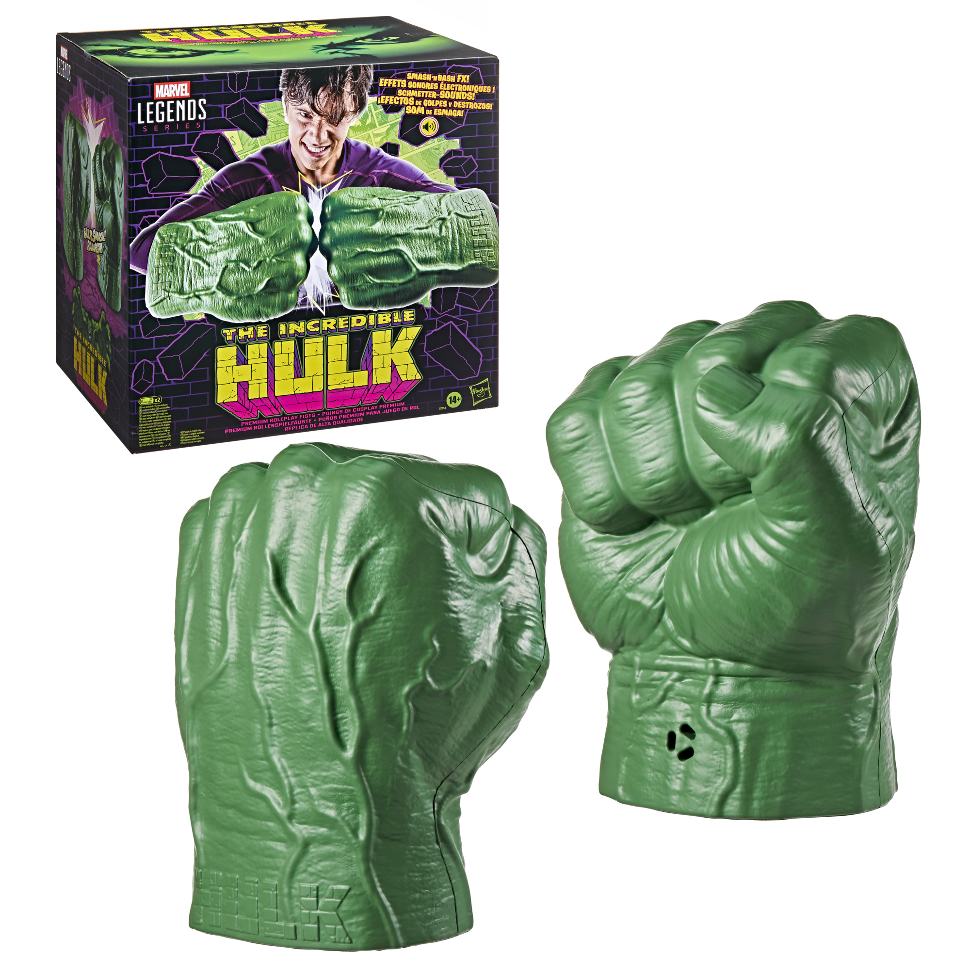 The Incredible Hulk Marvel Legends 1:1 Scale Electronic Hulk Hands