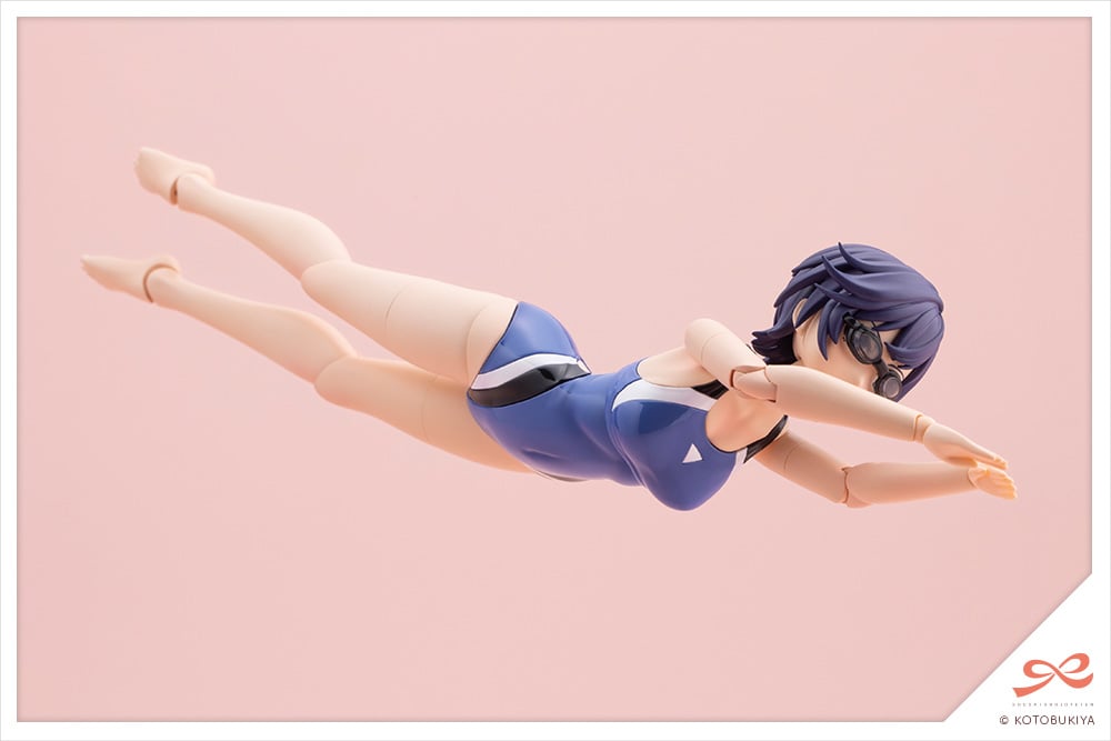 Sousai Shoujo Teien Rui Saotome (Touou High School Competitive Swimsuit) 1/10 Scale Model Kit Gallery Image 10