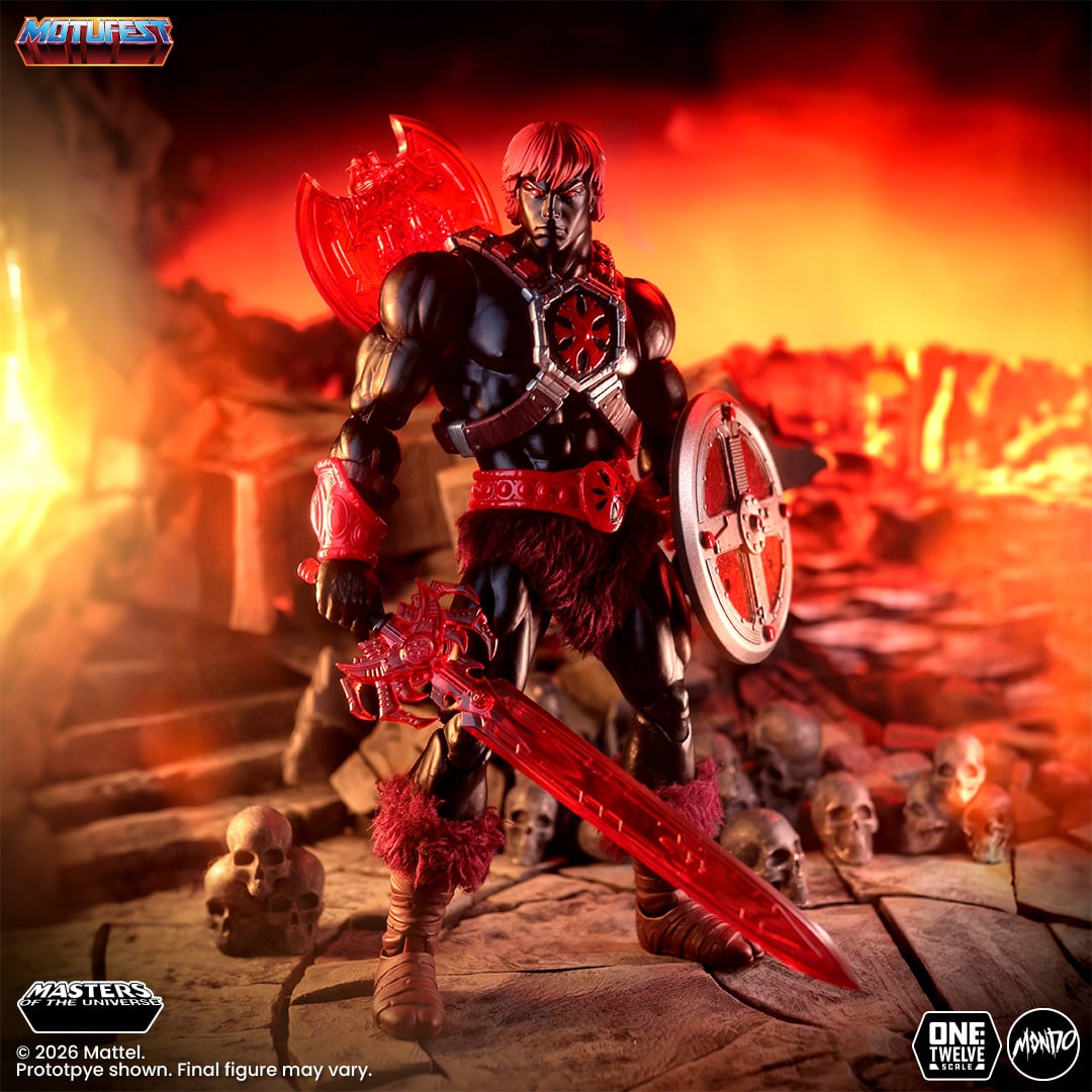 Masters of the Universe Anti-Eternia He-Man 1/12 Scale MOTUFest 2026 Exclusive Action Figure Gallery Image 6