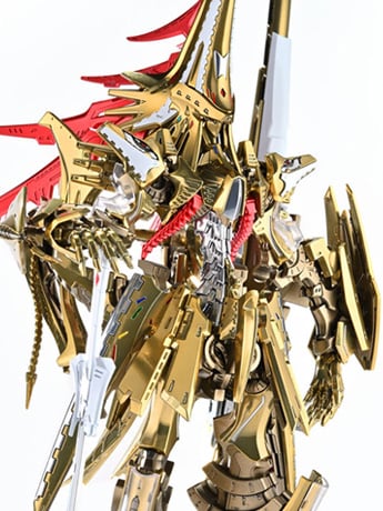 The Five Star Stories Imperial Knight (Magna Palace: The Knight of Gold) 1/144 Scale Model Kit Gallery Image 2