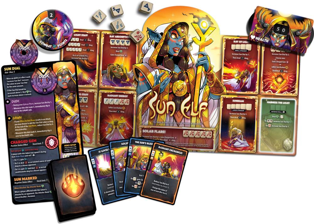 Dice Throne Sun Elf Hero Pack Gallery Image 3